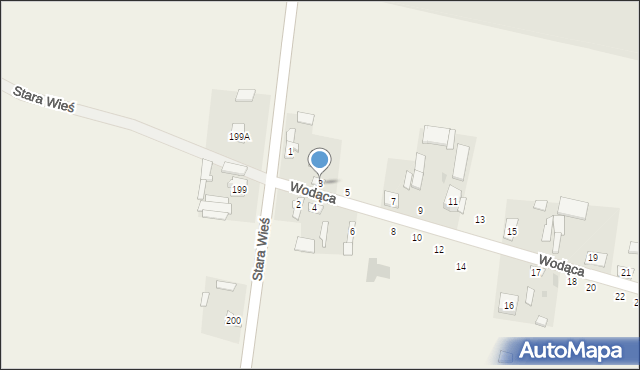 Wodąca, Wodąca, 3, mapa Wodąca