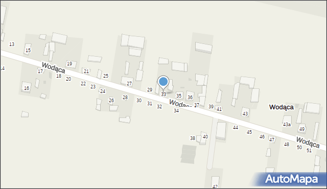 Wodąca, Wodąca, 33, mapa Wodąca