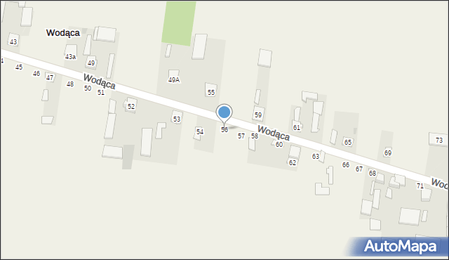 Wodąca, Wodąca, 56, mapa Wodąca