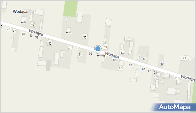 Wodąca, Wodąca, 57, mapa Wodąca