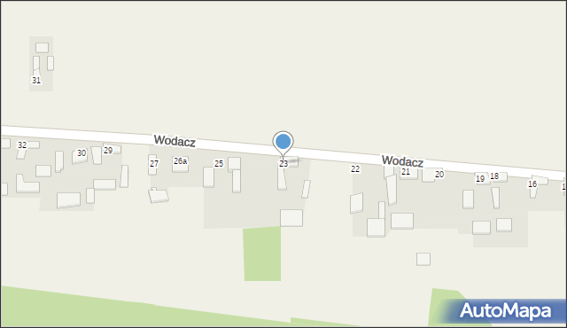 Wodacz, Wodacz, 23, mapa Wodacz