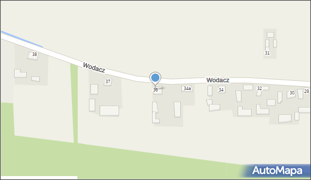 Wodacz, Wodacz, 36, mapa Wodacz