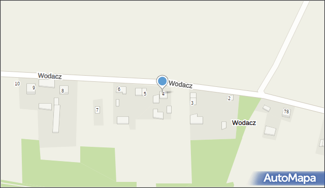 Wodacz, Wodacz, 4, mapa Wodacz