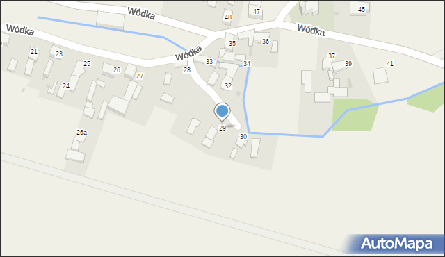 Wódka, Wódka, 29, mapa Wódka