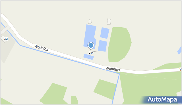 Wodnica, Wodnica, 28F, mapa Wodnica