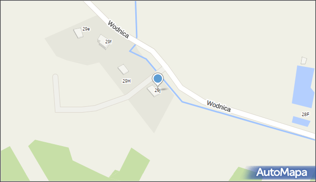 Wodnica, Wodnica, 29j, mapa Wodnica