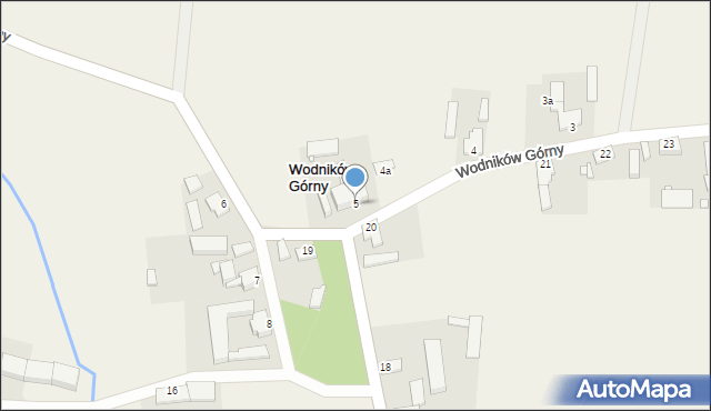 Wodników Górny, Wodników Górny, 5, mapa Wodników Górny