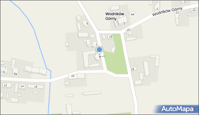 Wodników Górny, Wodników Górny, 8, mapa Wodników Górny