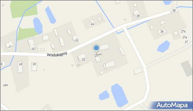 Wodukajmy, Wodukajmy, 23, mapa Wodukajmy