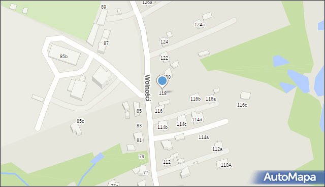 Wodzisław Śląski, Wolności, 118, mapa Wodzisławia Śląskiego