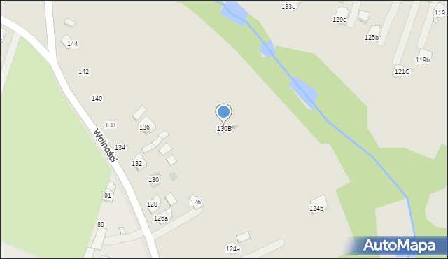 Wodzisław Śląski, Wolności, 130B, mapa Wodzisławia Śląskiego