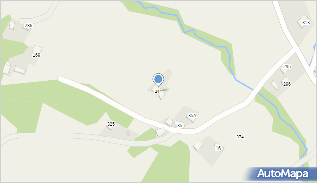 Wojakowa, Wojakowa, 294, mapa Wojakowa