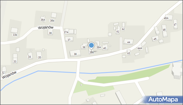 Wojanów, Wojanów, 39b, mapa Wojanów