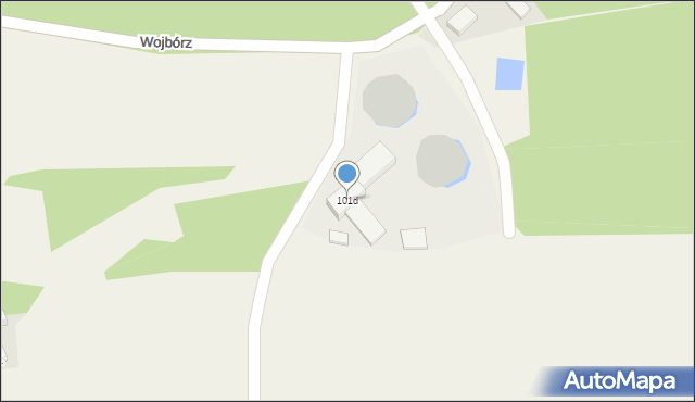 Wojbórz, Wojbórz, 101d, mapa Wojbórz