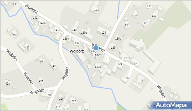 Wojbórz, Wojbórz, 138a, mapa Wojbórz