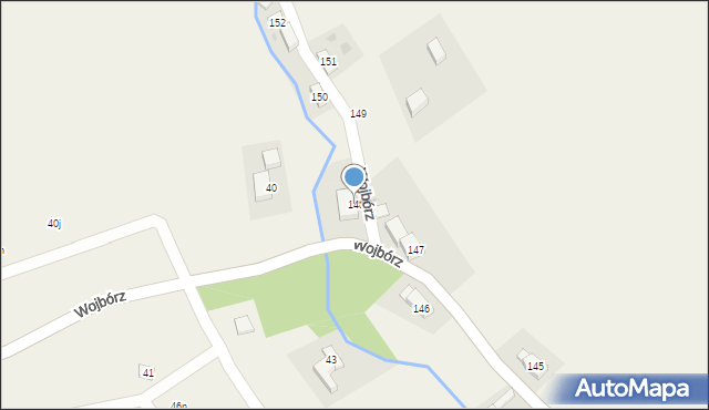 Wojbórz, Wojbórz, 148, mapa Wojbórz