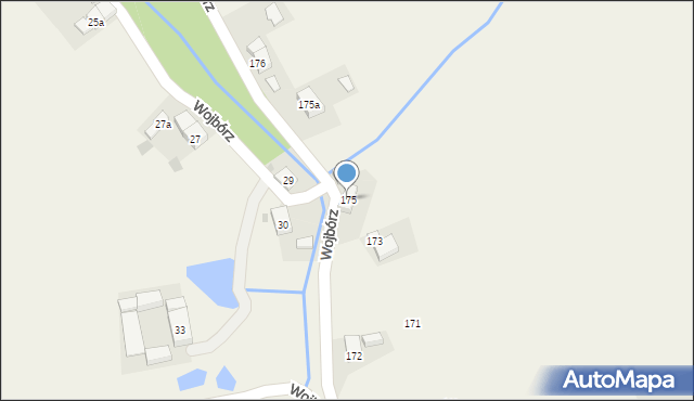 Wojbórz, Wojbórz, 175, mapa Wojbórz