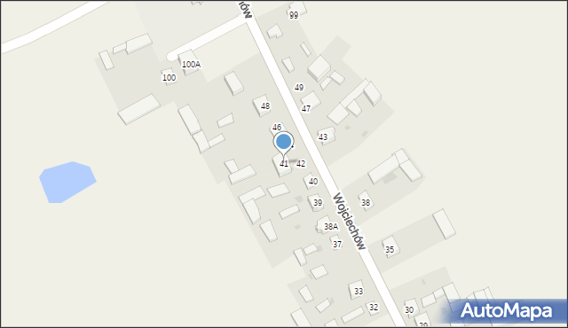 Wojciechów, Wojciechów, 41, mapa Wojciechów