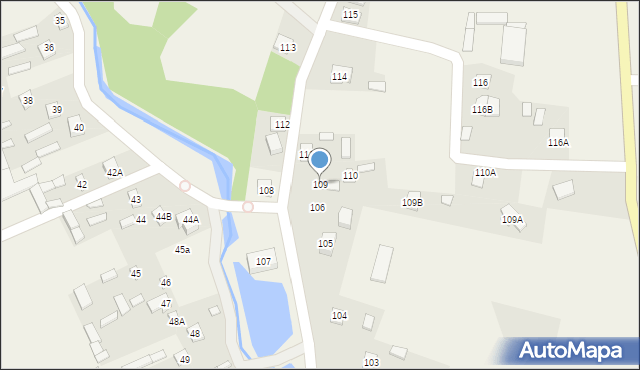 Wojciechów, Wojciechów, 109, mapa Wojciechów