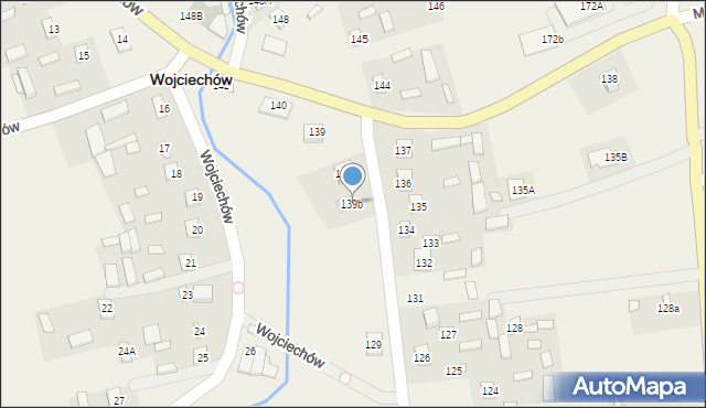 Wojciechów, Wojciechów, 139b, mapa Wojciechów