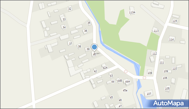 Wojciechów, Wojciechów, 40, mapa Wojciechów