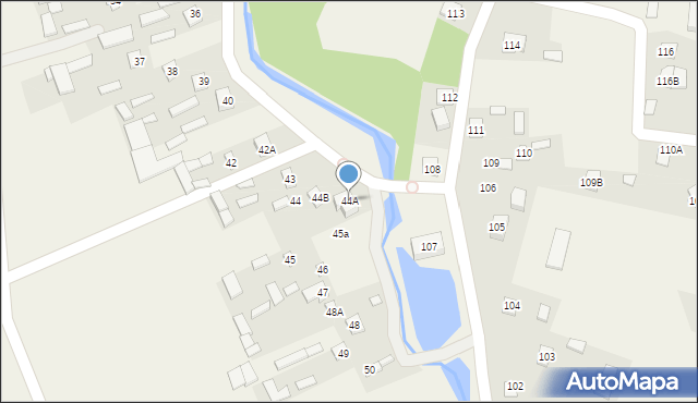 Wojciechów, Wojciechów, 44A, mapa Wojciechów