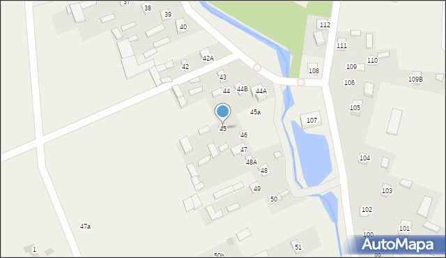 Wojciechów, Wojciechów, 45, mapa Wojciechów