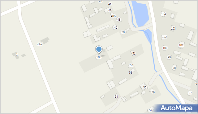 Wojciechów, Wojciechów, 50b, mapa Wojciechów