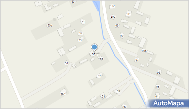Wojciechów, Wojciechów, 55a, mapa Wojciechów