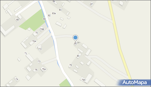 Wojciechów, Wojciechów, 81, mapa Wojciechów