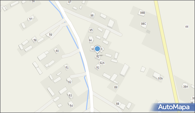 Wojciechów, Wojciechów, 92, mapa Wojciechów