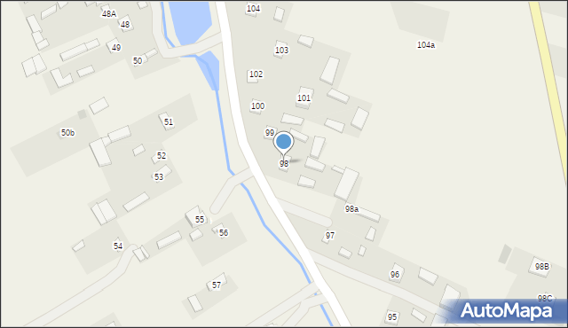 Wojciechów, Wojciechów, 98, mapa Wojciechów