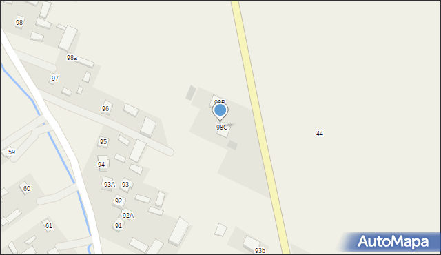 Wojciechów, Wojciechów, 98C, mapa Wojciechów