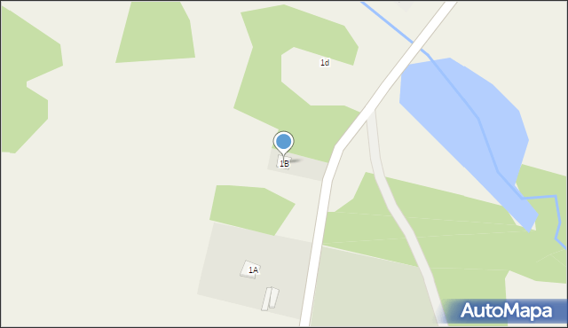 Wojciechów, Wojciechów, 1B, mapa Wojciechów