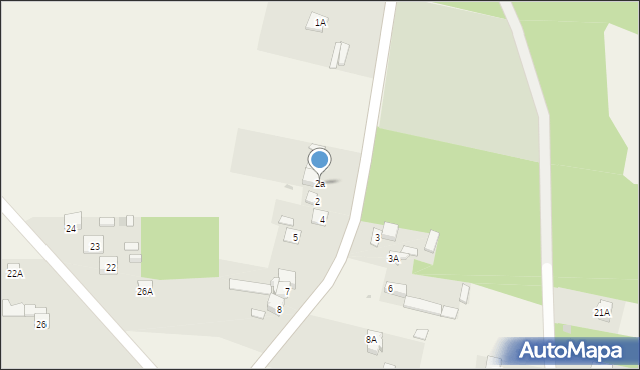 Wojciechów, Wojciechów, 2a, mapa Wojciechów