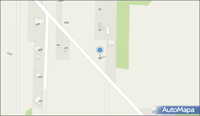 Wojciechów, Wojciechów, 38h, mapa Wojciechów