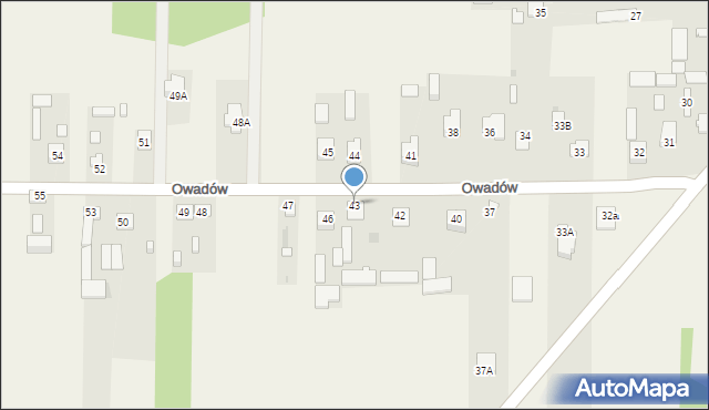 Wojciechów, Wojciechów, 43, mapa Wojciechów