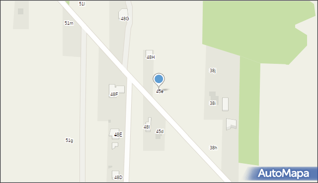 Wojciechów, Wojciechów, 45e, mapa Wojciechów