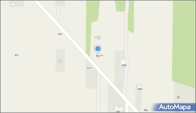 Wojciechów, Wojciechów, 51l, mapa Wojciechów