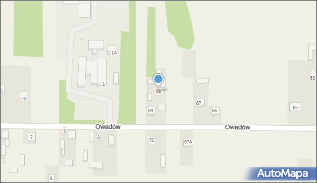 Wojciechów, Wojciechów, 68, mapa Wojciechów
