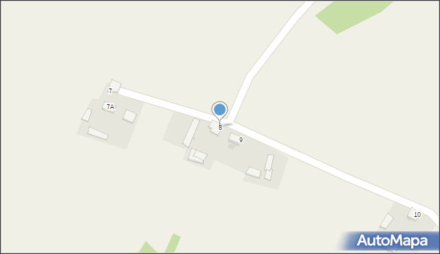 Wojciechów, Wojciechów, 8, mapa Wojciechów