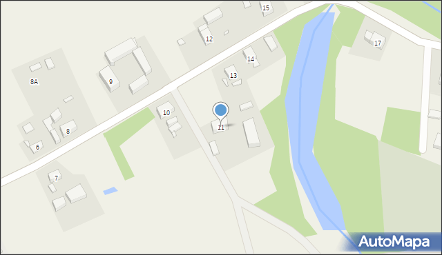 Wojciechów, Wojciechów, 11, mapa Wojciechów