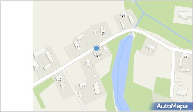 Wojciechów, Wojciechów, 14, mapa Wojciechów