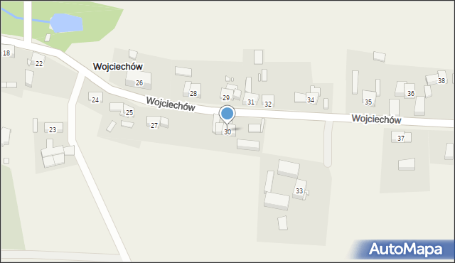 Wojciechów, Wojciechów, 30, mapa Wojciechów