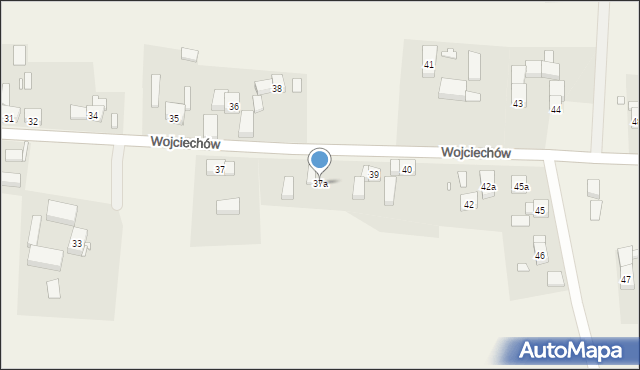 Wojciechów, Wojciechów, 37a, mapa Wojciechów