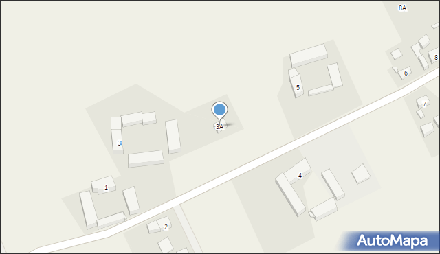 Wojciechów, Wojciechów, 3A, mapa Wojciechów