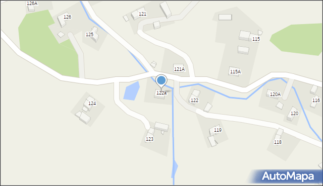 Wojciechów, Wojciechów, 122a, mapa Wojciechów