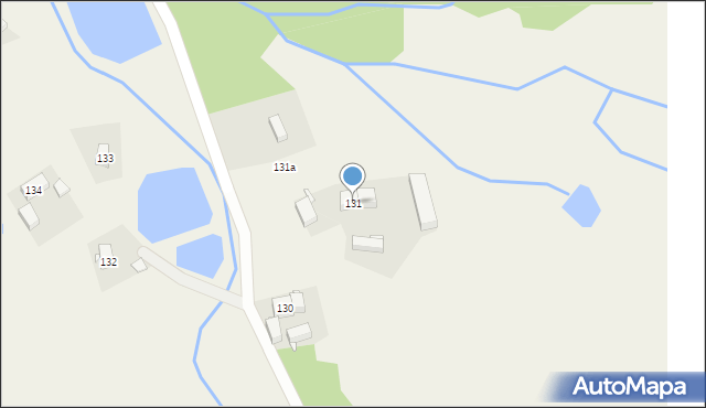 Wojciechów, Wojciechów, 131, mapa Wojciechów