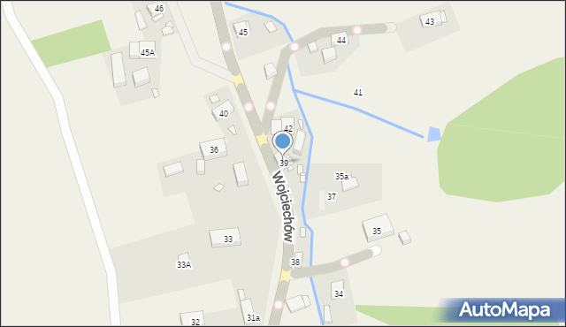 Wojciechów, Wojciechów, 39, mapa Wojciechów