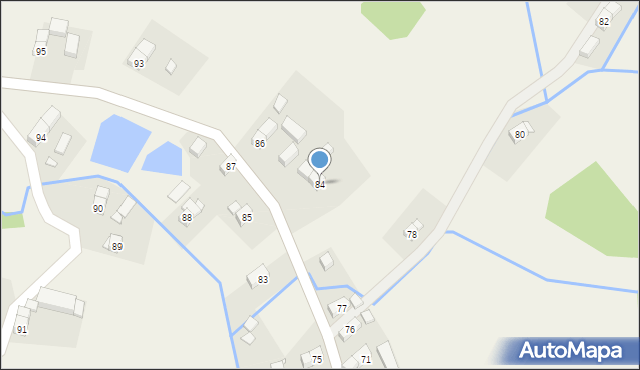 Wojciechów, Wojciechów, 84, mapa Wojciechów